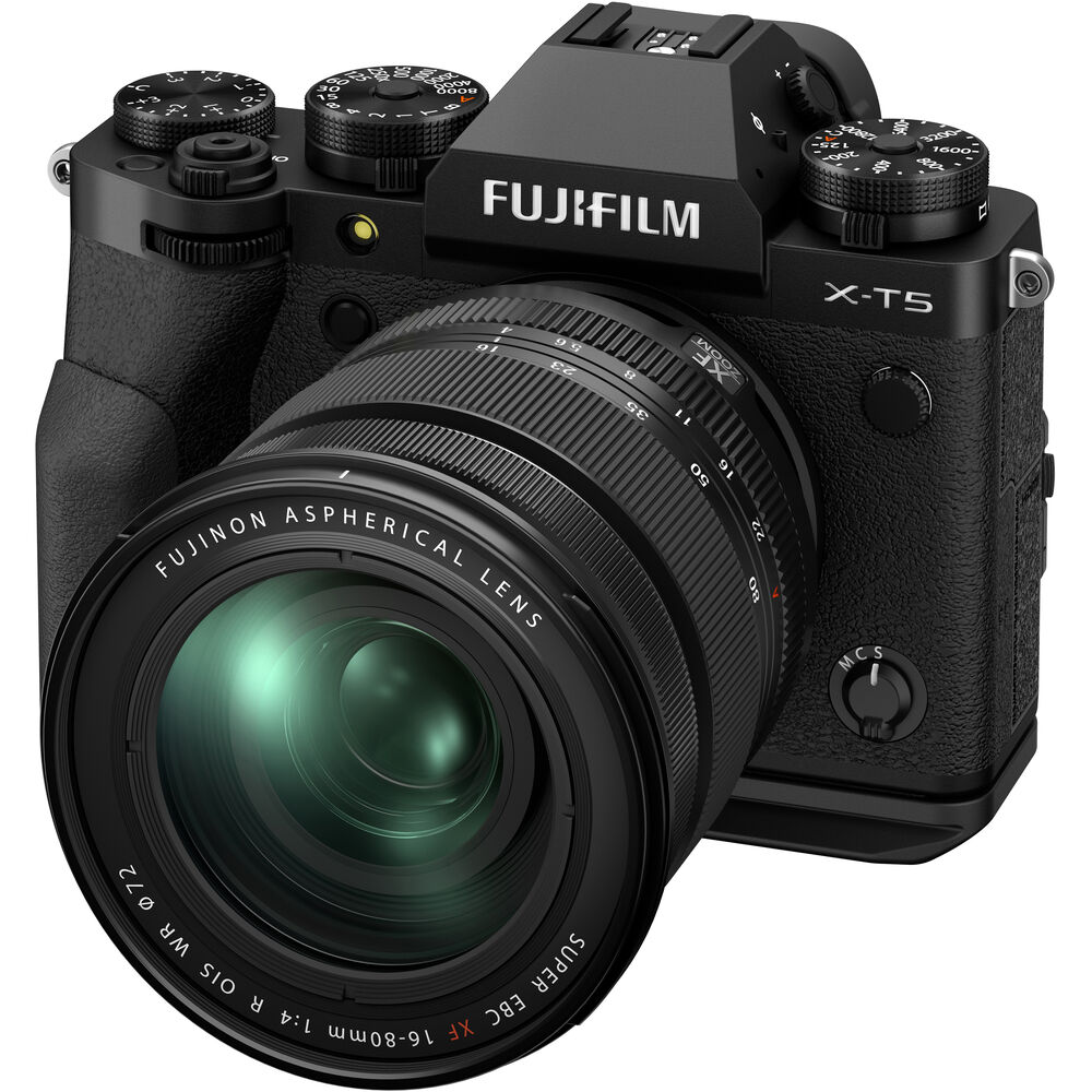 FUJIFILM X-T5 Mirrorless Camera with 16-80mm Lens (Black) - 16782636