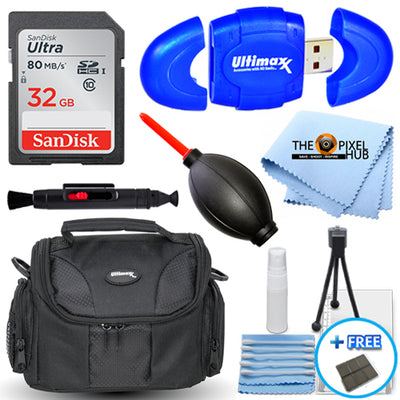 Canon T5 T5i T6 T6i T6s T7 T7i SL2 200D 70D 77D 80D Essential Accessory Bundle