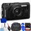 OM SYSTEM Tough TG-7 Digital Camera (Black) V110030BU000 - 7PC Accessory Bundle