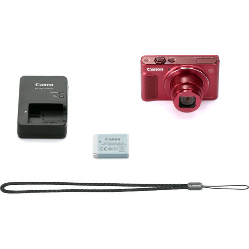 Canon PowerShot SX620 HS Digital Camera (Red) 1073C001 - 32GB Accessory Bundle