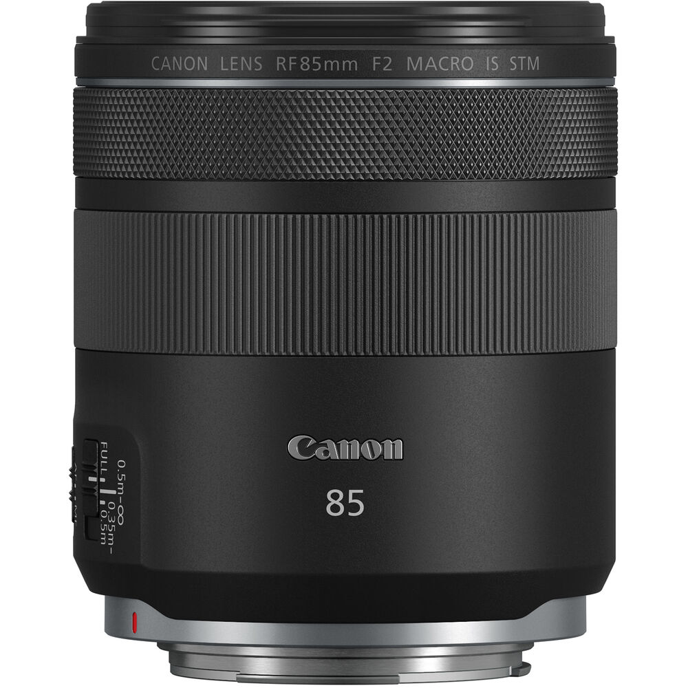 Canon RF 85mm f/2 Macro IS STM Lens 4234C002 - Essential UV Filter Bundle