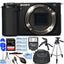 Sony ZV-E10 Mirrorless Camera (Body, Black) ILCZV-E10/B + 64GB + Flash Bundle