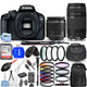 Canon EOS 4000D / Rebel T100 4 Lenses 18-55mm + 75-300mm + 64GB Top Value Bundle Canon