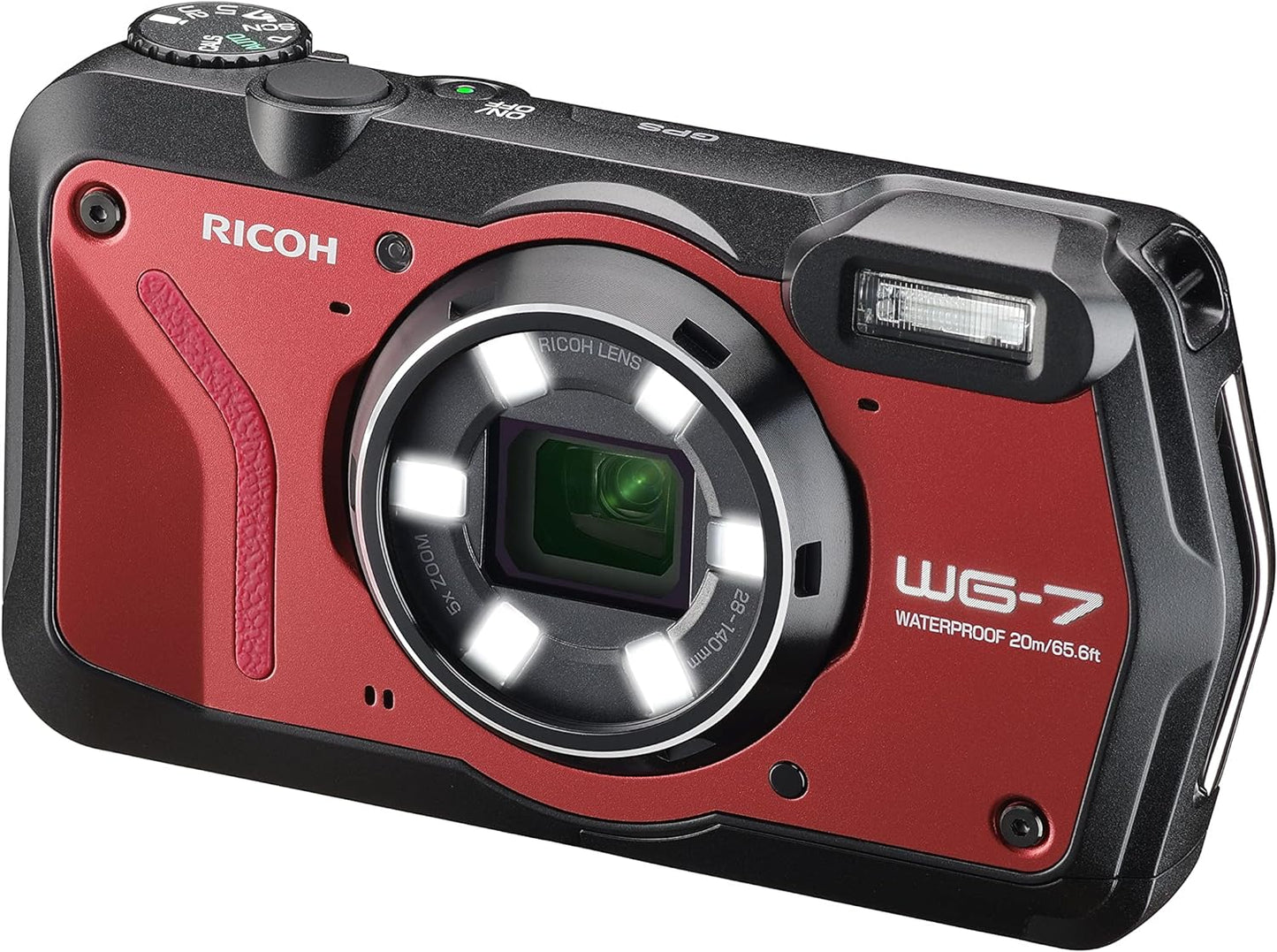 Picture 1 of 6

RICOH WG-7 Digital Camera Tough Waterproof Dustproof 4K WEB Camera (Red) Bundle