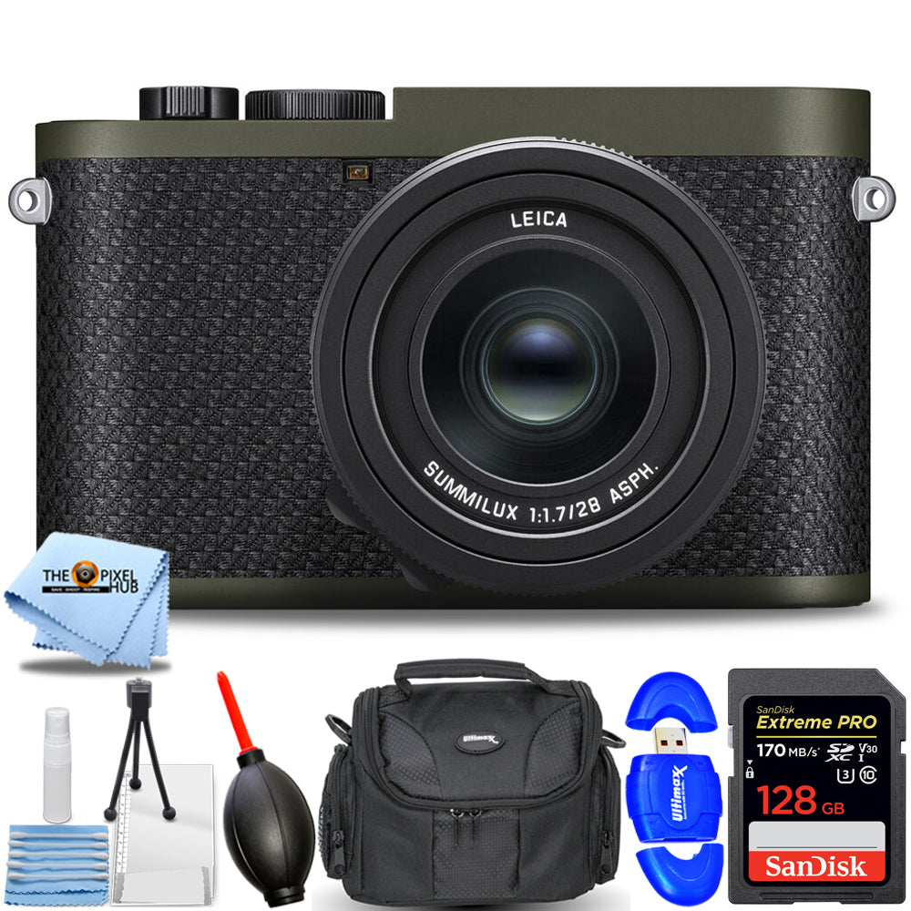 Leica Q2 Reporter Edition Digital Camera 19063 - 7PC Accessory Bundle