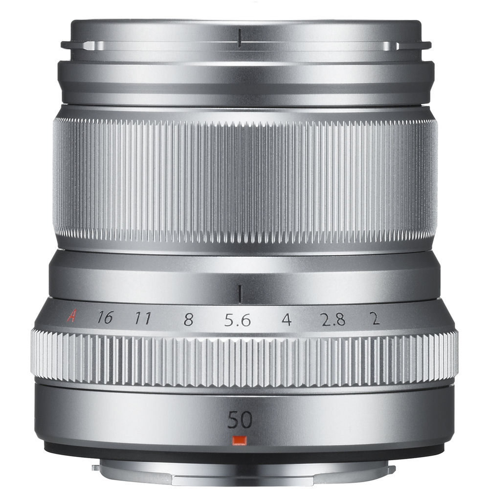 FUJIFILM XF 50mm f/2 R WR Lens (Silver) - 16536623