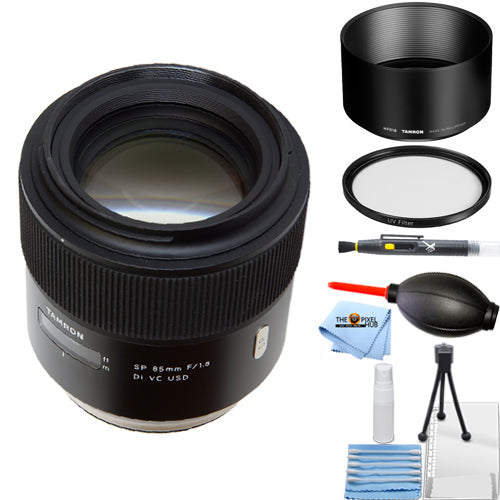 Tamron SP 85mm f/1.8 Di VC USD Lens for Nikon F AFF016N700 - Accessory Bundle