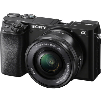 Sony a6100 Mirrorless Camera with 16-50mm Lens - ILCE6100L/B