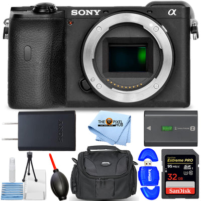 Sony Alpha a6600 Mirrorless Digital Camera (Body Only) - 7PC Accessory Bundle