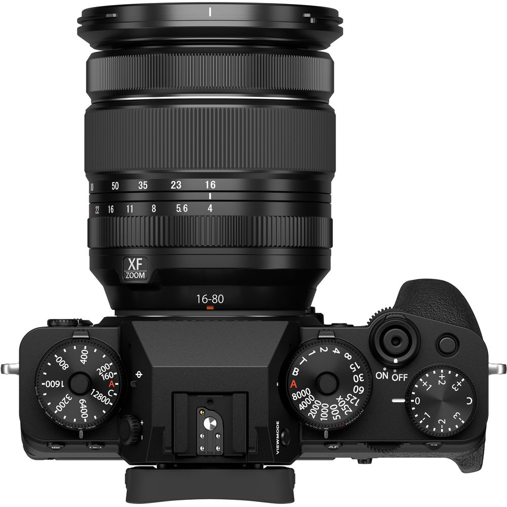 FUJIFILM X-T4 Mirrorless Camera with 16-80mm Lens (Black) - 12PC Accessory Kit