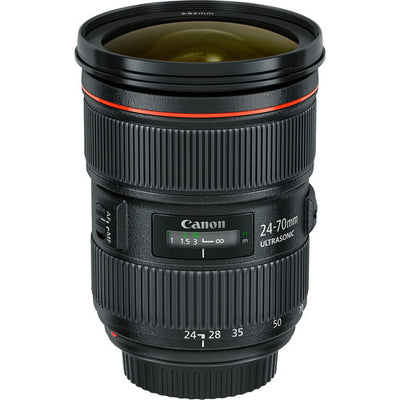 Canon EF 24-70mm f/2.8L II USM Lens 5175B002 - 12PC Accessory Bundle