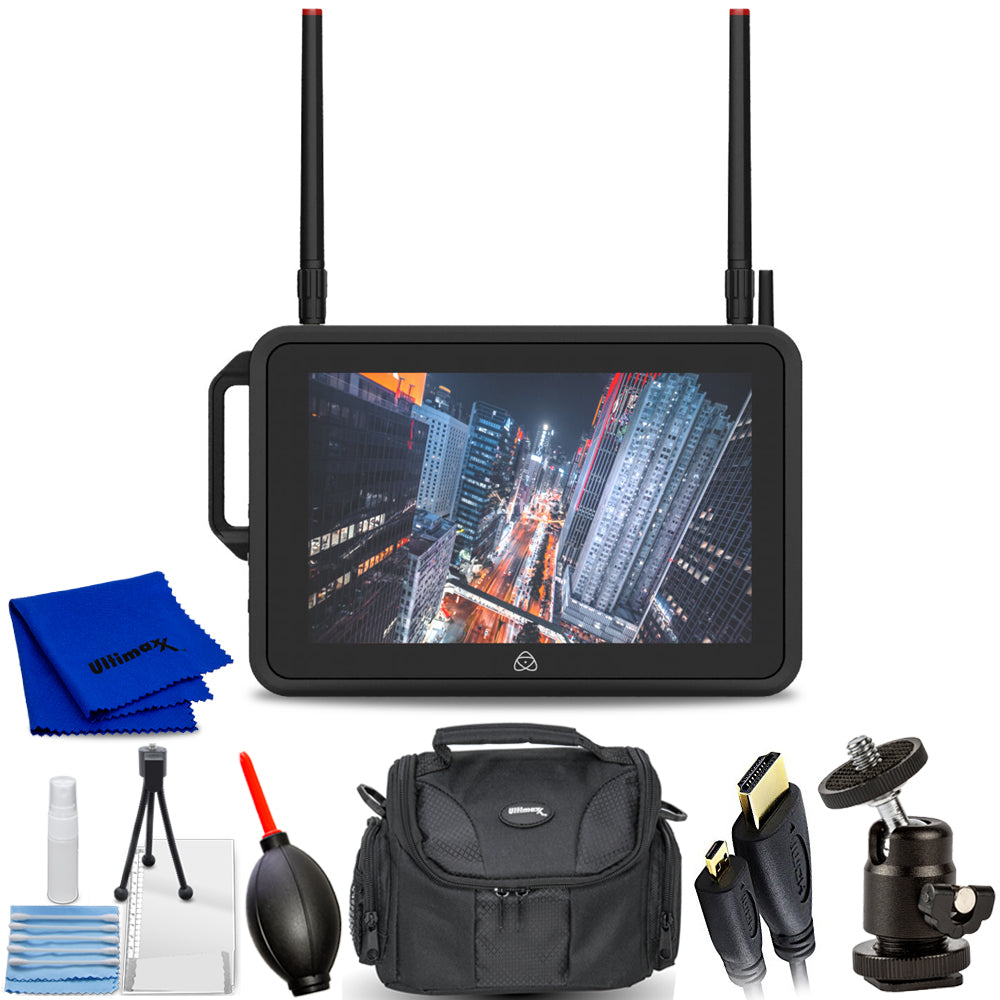 Atomos SHOGUN CONNECT 7" Network-Connected HDR Video Monitor & Recorder 8Kp30/4Kp120 Bundle 1