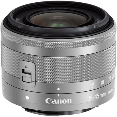 Canon EF-M 15-45mm f/3.5-6.3 IS STM Lens (Open Box) - 0597C002