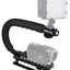 Professional Video Stabilizing Handle C/U Shape Pro Handle Grip Handheld Mount