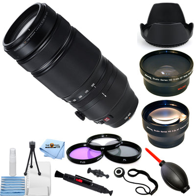 Fujifilm XF 100-400mm f/4.5-5.6 R LM OIS WR + Telephoto and Wide Angle Lenses