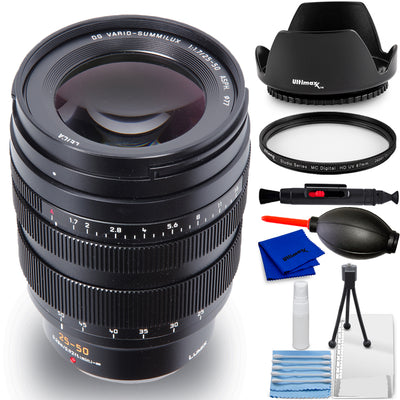 Panasonic Leica DG Vario-Summilux 25-50mm f/1.7 ASPH. Lens - 7PC Accessory Kit