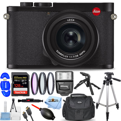 Leica Q2 Digital Camera 19050 - 12PC Accessory Bundle