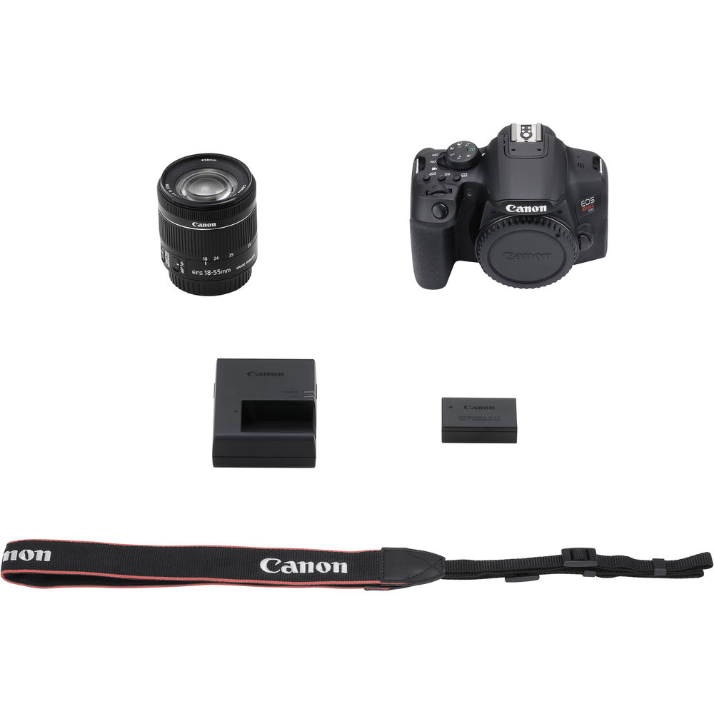 Canon EOS Rebel T8i with 18-55mm, 75-300mm, 500mm, 650-1300mm - Top Value Bundle