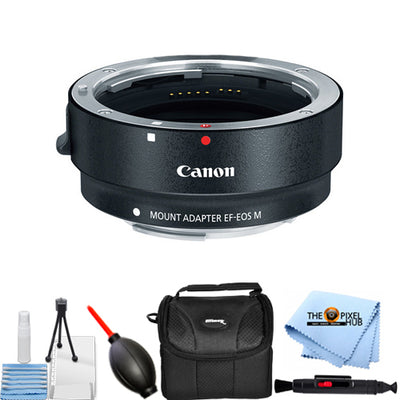 Canon EF-M Lens Adapter for Canon EF / EF-S Lenses - 5PC Accessory Bundle