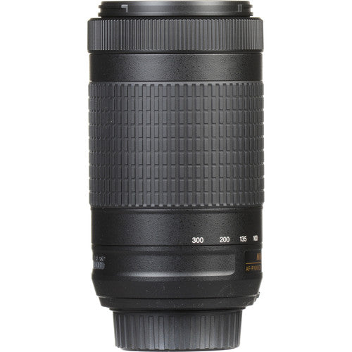 Nikon AF-P DX NIKKOR 70-300mm f/4.5-6.3G ED VR Lens White Box - Filter Bundle