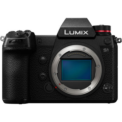 Panasonic Lumix DC-S1 Mirrorless Camera (Body Only) 64GB Flash Tripod Bundle