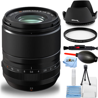 FUJIFILM XF 23mm f/1.4 R LM WR Lens 16746539 - 7PC Accessory Bundle