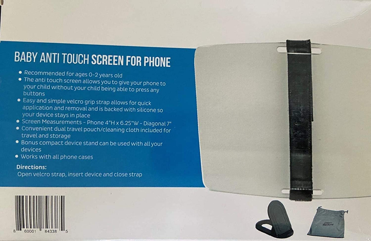 Cant Touch! Baby Anti-Touch Screen for Phone - Easy Strap onto Your Device