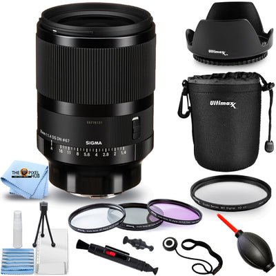 Sigma 35mm f/1.4 DG DN Art Lens for Sony E 303965 - 10PC Accessory Bundle