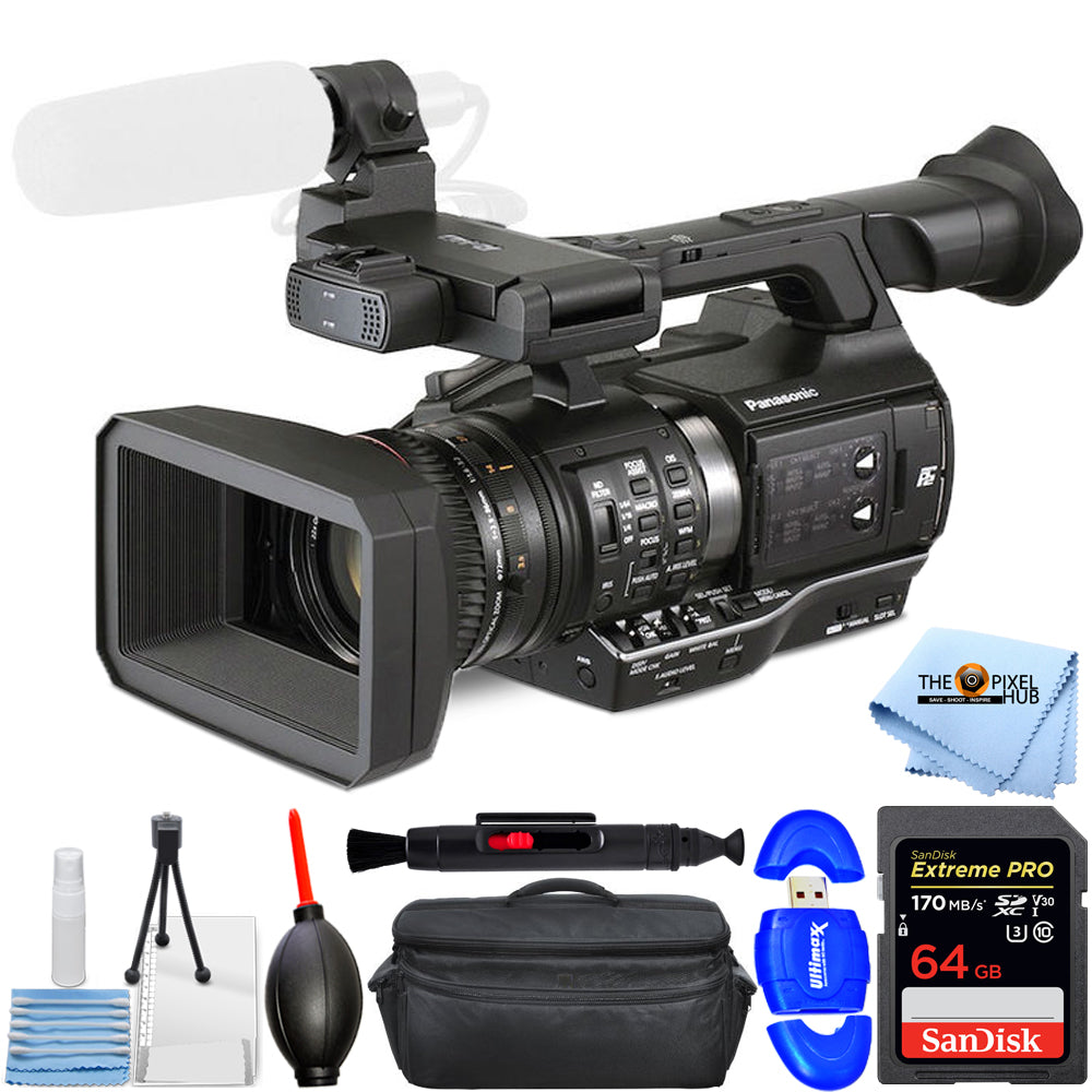 Panasonic AJ-PX270 microP2 Handheld AVC-ULTRA HD Camcorder - 64GB Bundle