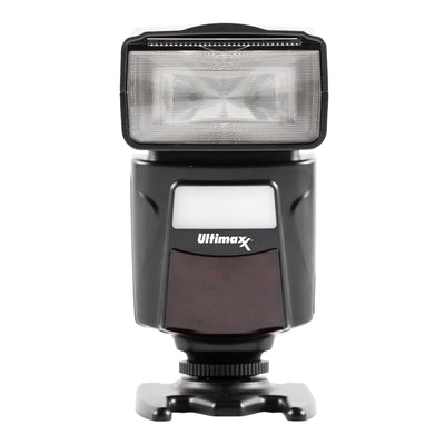 Ultimaxx Dynamic DF260VL Flash Speedlite with LED Light + 4x AA Batteries Bundle