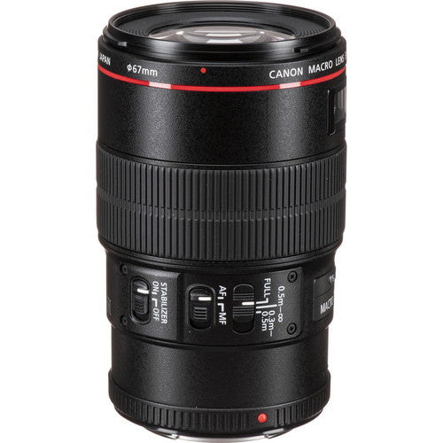 Canon EF 100mm f/2.8L Macro IS USM Lens 3554B002 - Essential UV Filter Bundle