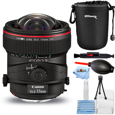 Canon TS-E 17mm f/4L Tilt-Shift Lens 3553B002 - 5PC Accessory Bundle