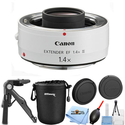 Canon Extender EF 1.4X III 4409B002 - 6PC Accessory Bundle