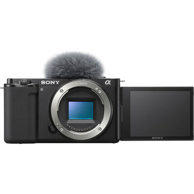 Sony ZV-E10 Mirrorless Camera (Body Only, Black) - ILCZV-E10/B