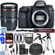 Canon EOS 6D Mark II DSLR Camera with 24-105mm f/4 Lens - 15PC Accessory Bundle Canon