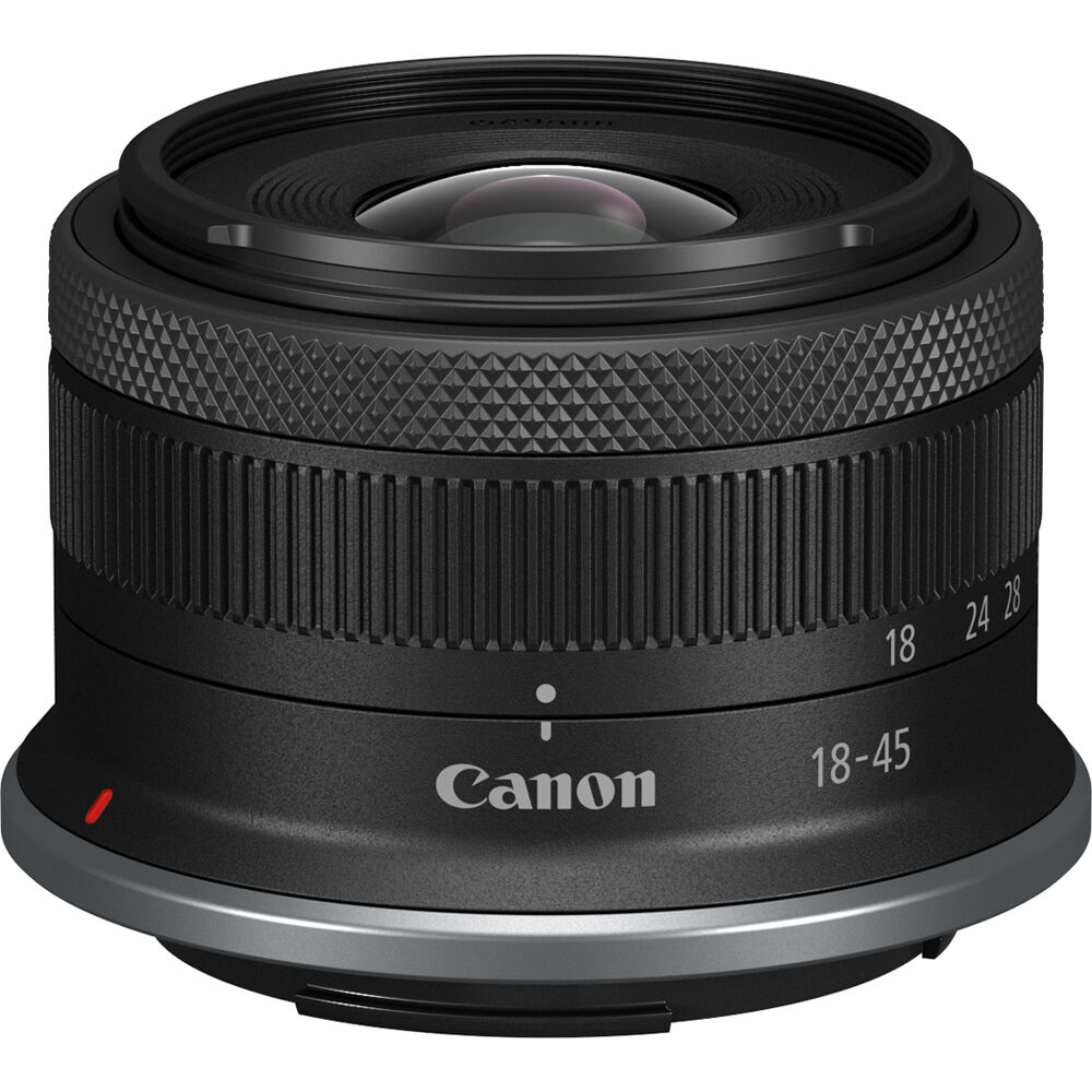 Canon RF-S 18-45mm f/4.5-6.3 IS STM Lens 4858C002 - 7PC Accessory Bundle