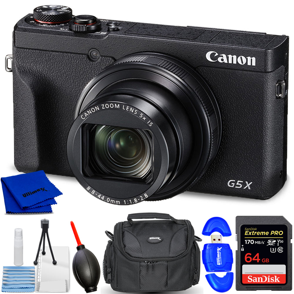 Canon PowerShot G5 X Mark II Digital Camera Bundle 1