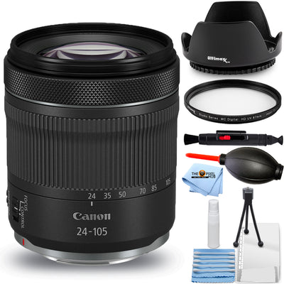 Canon RF 24-105mm f/4-7.1 IS STM Lens 4111C002 - 7PC Accessory Bundle