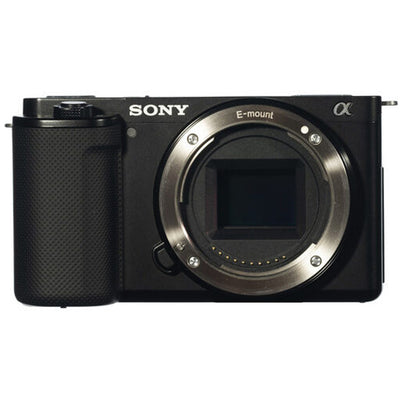 Sony ZV-E10 Mirrorless Camera (Body, Black) ILCZV-E10/B - Essential 64GB Bundle