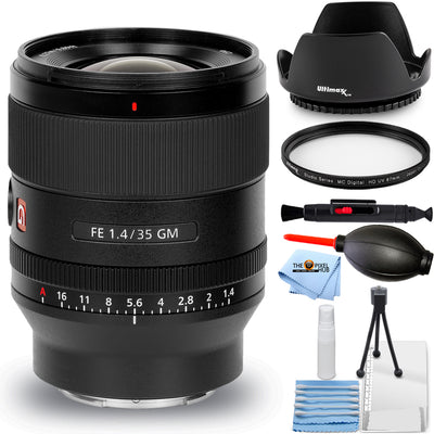 Sony FE 35mm f/1.4 GM Lens SEL35F14GM - 7PC Accessory Bundle