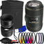 Sigma 105mm f/2.8 EX DG OS HSM Macro Lens for Canon EF - 12PC Accessory Bundle