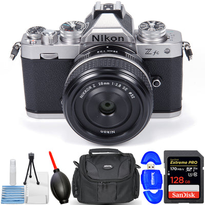 Nikon Zfc Mirrorless Camera with NIKKOR Z DX 16-50mm Silver Lens - Accessory Kit