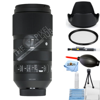 Sigma 100-400mm f/5-6.3 DG OS HSM Contemporary Lens Canon EF - Starter UV Bundle