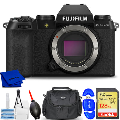 FUJIFILM X-S20 Mirrorless Camera (Body, Black) 16781852 - 7PC Accessory Bundle