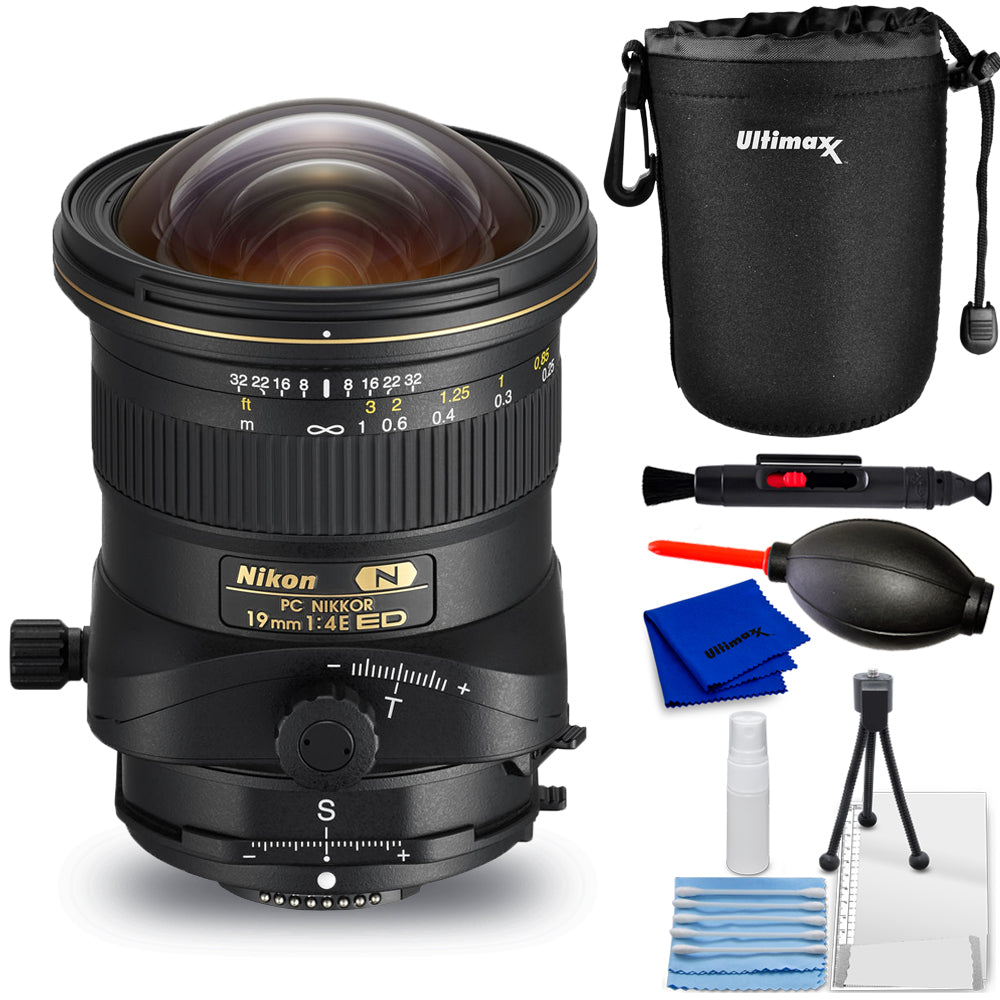 Nikon PC NIKKOR 19mm f/4E ED Tilt-Shift Lens Bundle 1