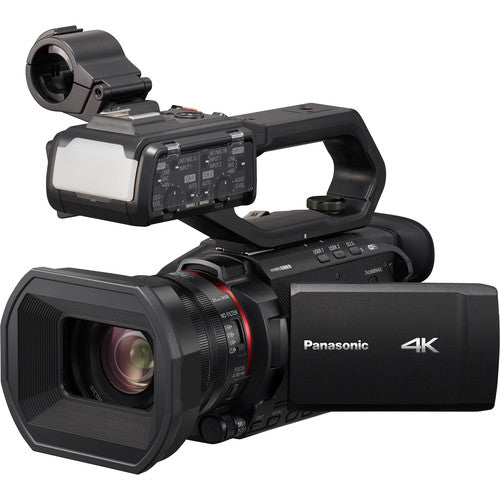 Panasonic HC-X2000 UHD 4K 3G-SDI/HDMI Pro Camcorder + 64GB + LED Light Bundle