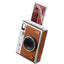 FUJIFILM INSTAX MINI EVO Hybrid Instant Camera (Brown) 16812534 - 7PC Bundle