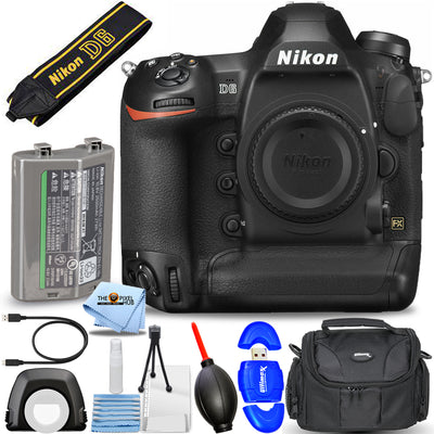 Nikon D6 FX-Format Digital SLR Camera (Body Only) - Essential Gadget Bag Bundle