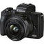 Canon EOS M50 Mark II Mirrorless Digital Camera with 15-45mm Lens (Black)
