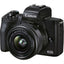 Canon EOS M50 Mark II Mirrorless Camera with 15-45mm Lens (Black) - 64GB Bundle